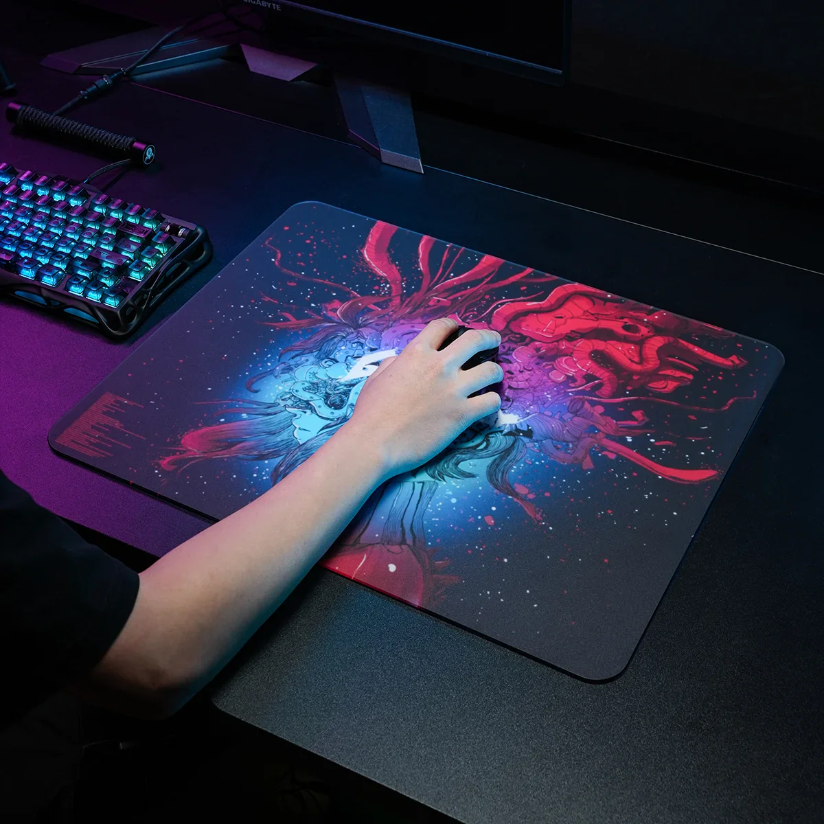 GravaStar Mauspad – Gehärtetes Glas - Image 2
