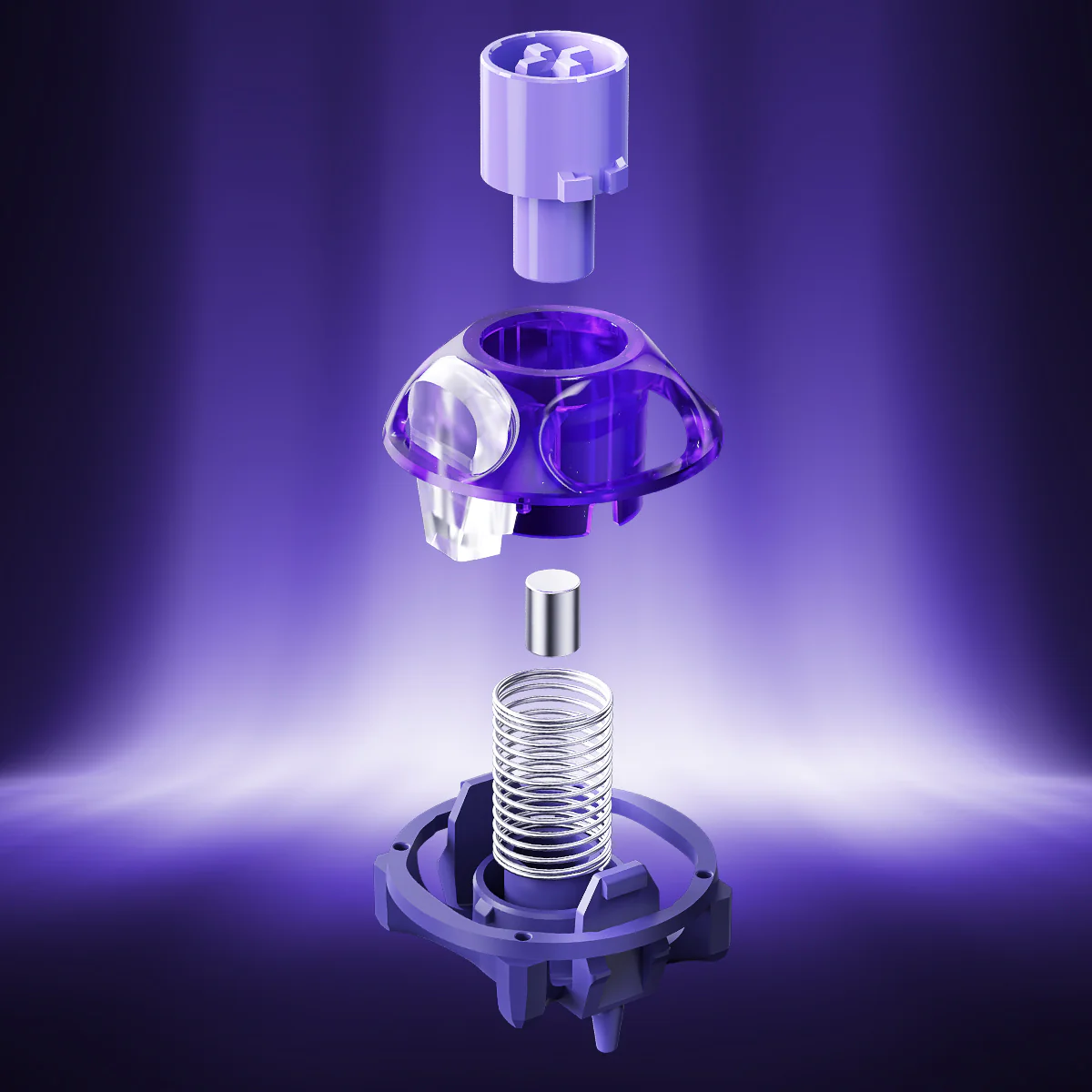 GravaStar UFO Magnetschalter – Hall-Effekt Gaming-Switches für V-Serie-Lila/Silber - Image 9