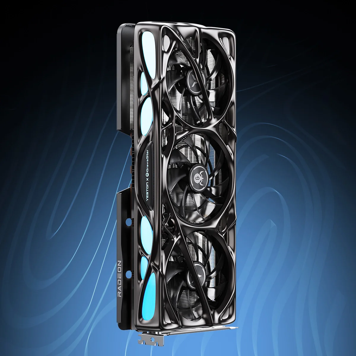 Yeston x GravaStar AMD RADEON RX 9070 XT 16G GDDR6 Mercury Nova OC - Image 5